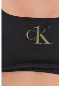 Calvin Klein Biustonosz kąpielowy kolor czarny miękka miseczka. Kolor: czarny #2