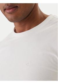 Calvin Klein T-Shirt LV04LC240G Biały Slim Fit. Kolor: biały. Materiał: bawełna #3