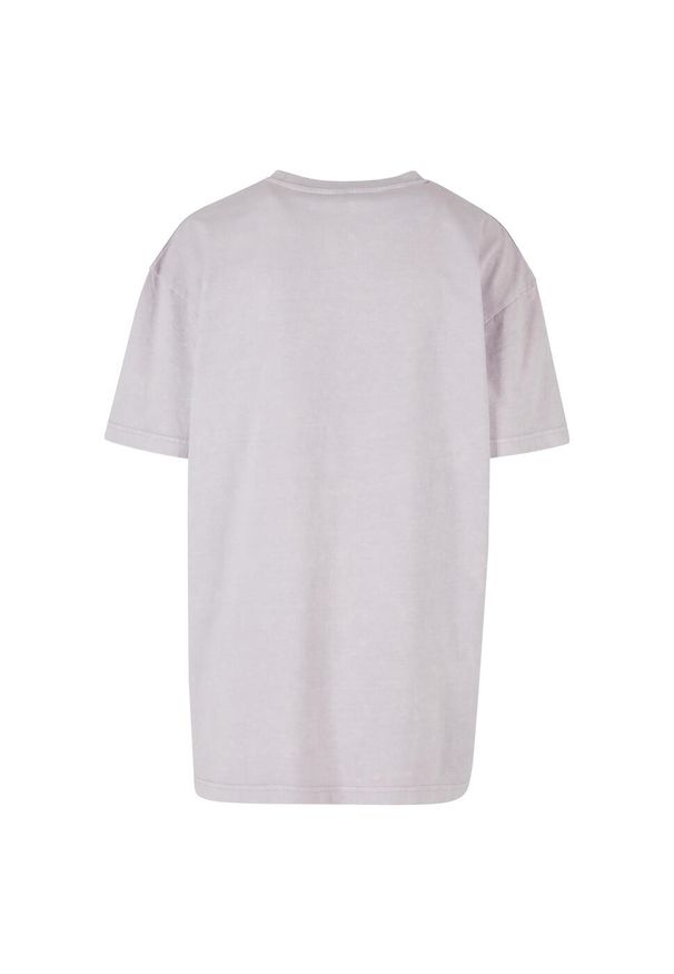 BUILD YOUR BRAND - Koszulka Damska Acid Wash Oversized T-shirt. Kolor: wielokolorowy, różowy, fioletowy