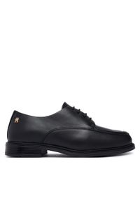 TOMMY HILFIGER - Tommy Hilfiger Oxfordy Classoc Leather Derby FW0FW09487 Czarny. Kolor: czarny. Materiał: skóra #1