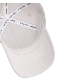 Calvin Klein Czapka z daszkiem Embroidered Monogram Cap LV04K5024G Biały. Kolor: biały. Materiał: bawełna, materiał #3