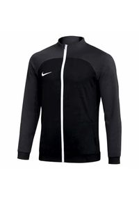 Nike - Męska Kurtka Dresowa Academy Pro DriFIT. Kolor: czarny. Materiał: dresówka