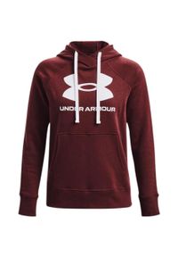 Bluza damska Under Armour Rival Fleece Logo Hoodie. Kolor: czerwony