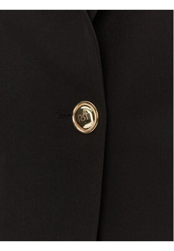 Rinascimento Marynarka CFC0122739003 Czarny Regular Fit. Kolor: czarny. Materiał: syntetyk