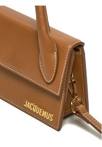 JACQUEMUS Torebka Le Chiquito Long 213BA004-3072 Brązowy. Kolor: brązowy. Materiał: skórzane