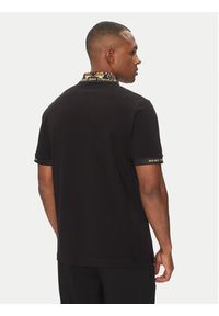 Versace Jeans Couture Polo 78GAGT04 Czarny Regular Fit. Typ kołnierza: polo. Kolor: czarny. Materiał: bawełna #4
