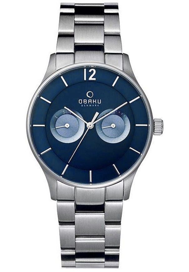 Zegarek OBAKU V192GMCLSC Zegarek Męski na bransolecie OBAKU