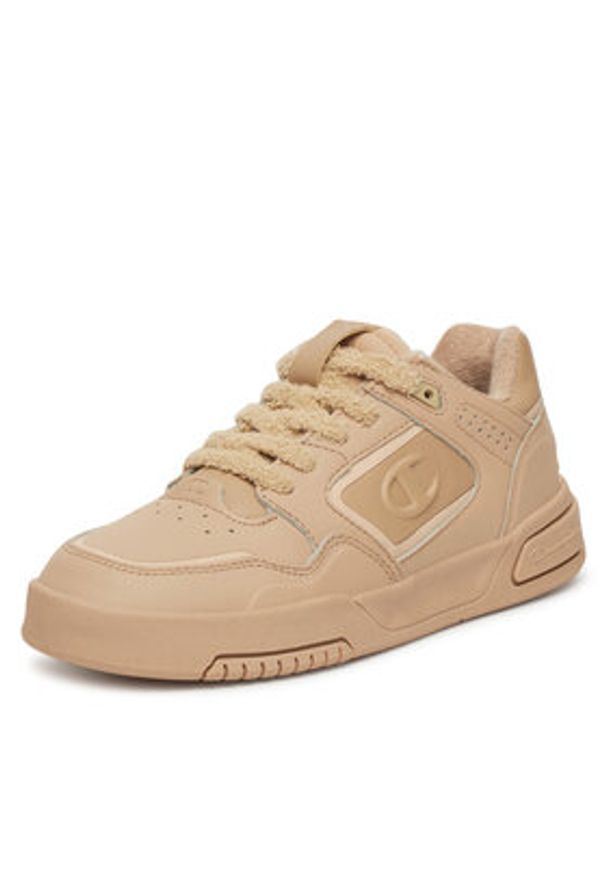 Champion Sneakersy ZN80 BOUCLE S11701-PS013 Beżowy. Kolor: beżowy. Materiał: skóra