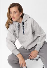 Volcano - Bluza z kapturem B-ROSI. Typ kołnierza: kaptur. Materiał: materiał, bawełna. Wzór: gładki, aplikacja, kolorowy. Styl: klasyczny