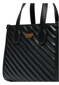 Guess Torebka Silvana 2 Comp Tote HWQV86 65770 Czarny. Kolor: czarny. Materiał: skórzane