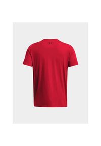 Koszulka sportowa męska Under Armour 1382915600. Kolor: czerwony, czarny, wielokolorowy. Długość rękawa: krótki rękaw. Długość: krótkie