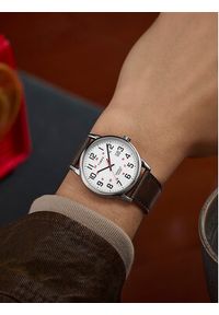 Timex Zegarek Easy Reader Classic TW2Y12600 Brązowy. Kolor: brązowy #3