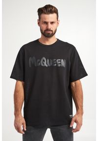 Alexander McQueen - T-shirt męski z siatki ALEXANDER MCQUEEN #3