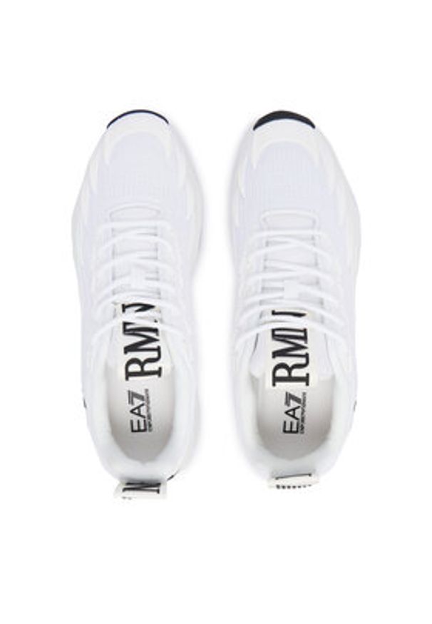 EA7 Emporio Armani Sneakersy 7X000304 AF18442 MZ018 Biały. Kolor: biały. Materiał: materiał
