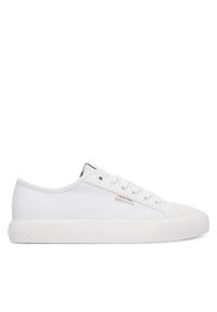 Calvin Klein Trampki Vulc HW0HW02975 Biały. Kolor: biały. Materiał: materiał #1