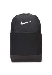 Plecak Nike Brasilia 9.5 DH7709-010 - czarny. Kolor: czarny. Materiał: poliester. Styl: sportowy