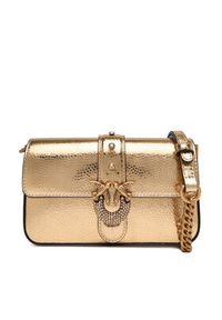 Pinko - PINKO Torebka Love One Slouchy Baby AI 25-26 PCPL 105353 A2WD Złoty. Kolor: złoty. Materiał: skórzane #2