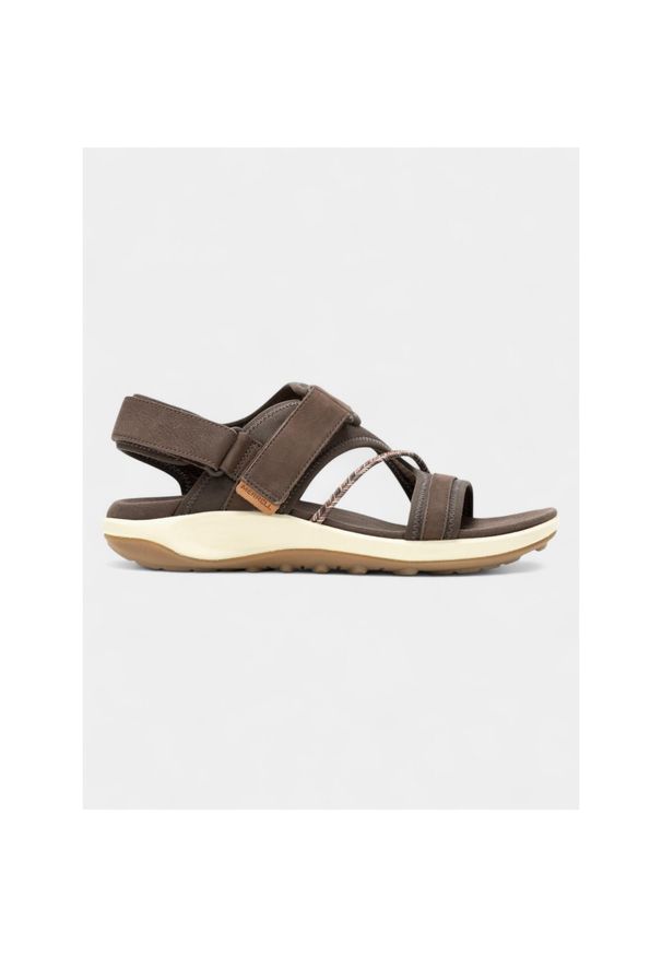 Sandały damskie Merrell Terran 4 Backstrap. Kolor: brązowy. Materiał: materiał. Sezon: lato