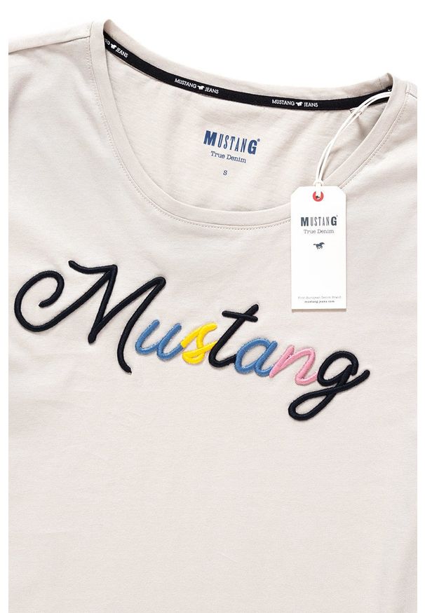 Mustang - MUSTANG T SHIRT DAMSKI Alina C Print 1009824 4025. Wzór: nadruk