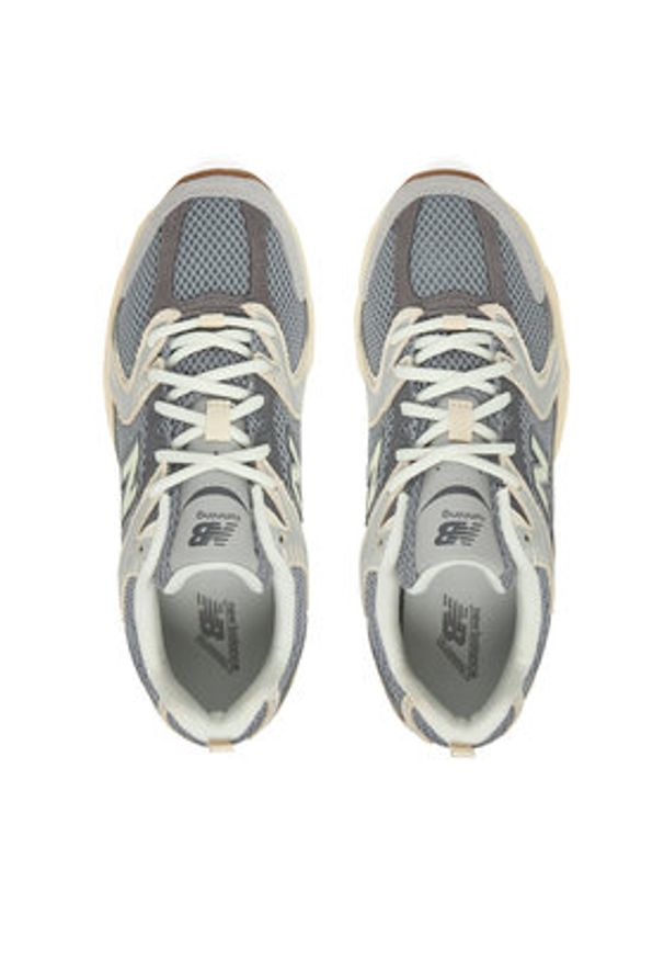 New Balance Sneakersy U530SUB W Szary. Kolor: szary. Materiał: zamsz, skóra