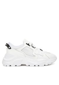 Versace Jeans Couture Sneakersy 78YA3SC4 Biały. Kolor: biały. Materiał: skóra