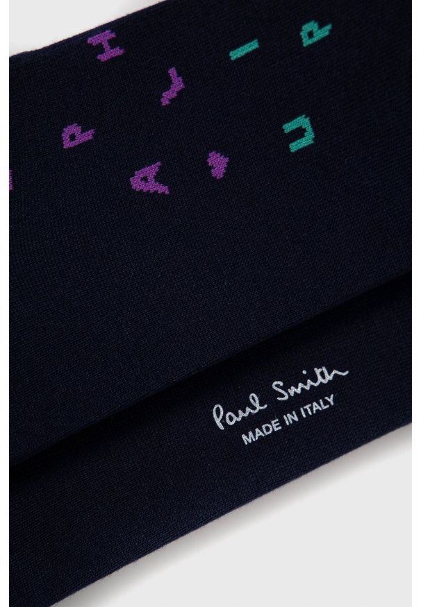 PS PAUL SMITH - PS Paul Smith Skarpetki damskie kolor granatowy. Kolor: niebieski
