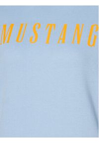 Mustang Bluza Aberdeen 1014960 Błękitny Regular Fit. Kolor: niebieski. Materiał: bawełna