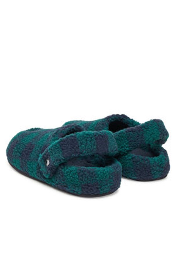 Crocs Kapcie Classic Buffalo Check Cozzzy 210755 Zielony. Kolor: zielony. Materiał: materiał