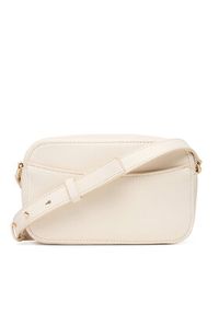 TOMMY HILFIGER - Tommy Hilfiger Torebka Th Logo Camera Bag AW0AW18115 Écru. Materiał: skórzane #5