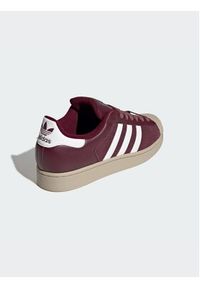 Adidas - adidas Sneakersy Superstar II KJ9949 Bordowy. Kolor: czerwony. Materiał: zamsz, skóra. Model: Adidas Superstar #7