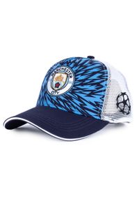 MANCHESTER CITY - Czapka Manchester City - trucker - licencjonowana Champions League. Kolor: niebieski #1