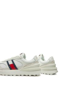 Tommy Jeans Sneakersy Tjm Technical Runner Ess EM0EM01537 Biały. Kolor: biały. Materiał: skóra, zamsz #4