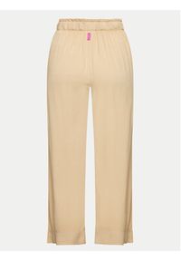 Deha Spodnie materiałowe A00635 Beżowy Regular Fit. Kolor: beżowy. Materiał: wiskoza #2