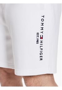 TOMMY HILFIGER - Tommy Hilfiger Szorty sportowe Logo MW0MW22198 Biały Regular Fit. Kolor: biały. Materiał: syntetyk. Styl: sportowy #3