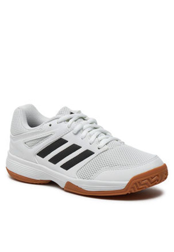 Adidas - adidas Buty halowe Speedcourt Indoor Kids IE8034 Biały. Kolor: biały. Materiał: materiał
