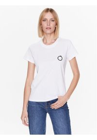 Trussardi Jeans - Trussardi T-Shirt 56T00538 Biały Regular Fit. Kolor: biały. Materiał: bawełna #1