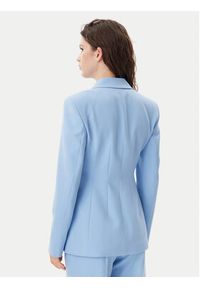 Hugo - HUGO Marynarka Asmalla 50540787 Błękitny Slim Fit. Kolor: niebieski. Materiał: syntetyk #4