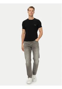 Emporio Armani Underwear T-Shirt EM000375 AF18890 UC001 Czarny Slim Fit. Kolor: czarny. Materiał: bawełna #2