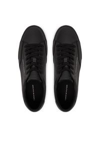 TOMMY HILFIGER - Tommy Hilfiger Tenisówki Vulc Core Rwb Long Lace Lth FM0FM05814 Czarny. Kolor: czarny. Materiał: skóra #4