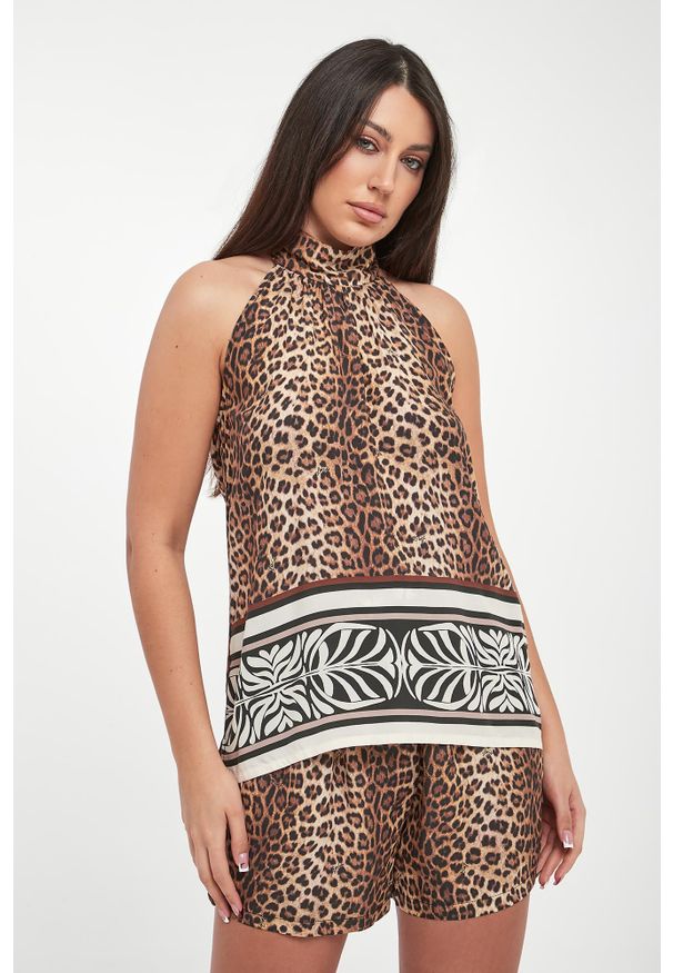 Liu Jo - Top damski z motywem zwierzęcym LIU JO. Wzór: motyw zwierzęcy