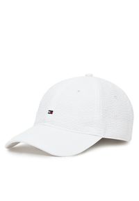 TOMMY HILFIGER - Czapka z daszkiem Tommy Hilfiger. Kolor: biały