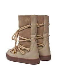 Inuikii Śniegowce Classic High Laced 75107-096 Beżowy. Kolor: beżowy. Materiał: zamsz, skóra #7