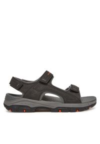 skechers - Skechers Sandały Tresmen-Garo 204105/BLK Czarny. Kolor: czarny. Materiał: skóra #1