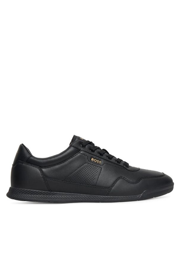 BOSS Sneakersy Nitan 50548658 Czarny. Kolor: czarny. Materiał: skóra