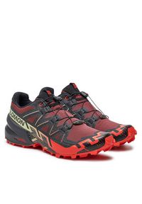 salomon - Salomon Buty do biegania Speedcross 6 L47581500 Czerwony. Kolor: czerwony. Materiał: materiał. Model: Salomon Speedcross #6
