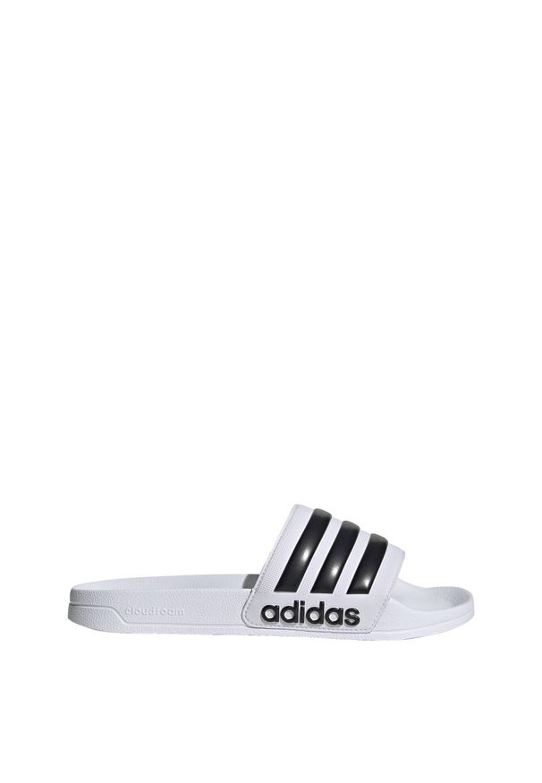 Adidas - Adilette Shower Slides. Kolor: czarny, wielokolorowy, biały. Styl: sportowy