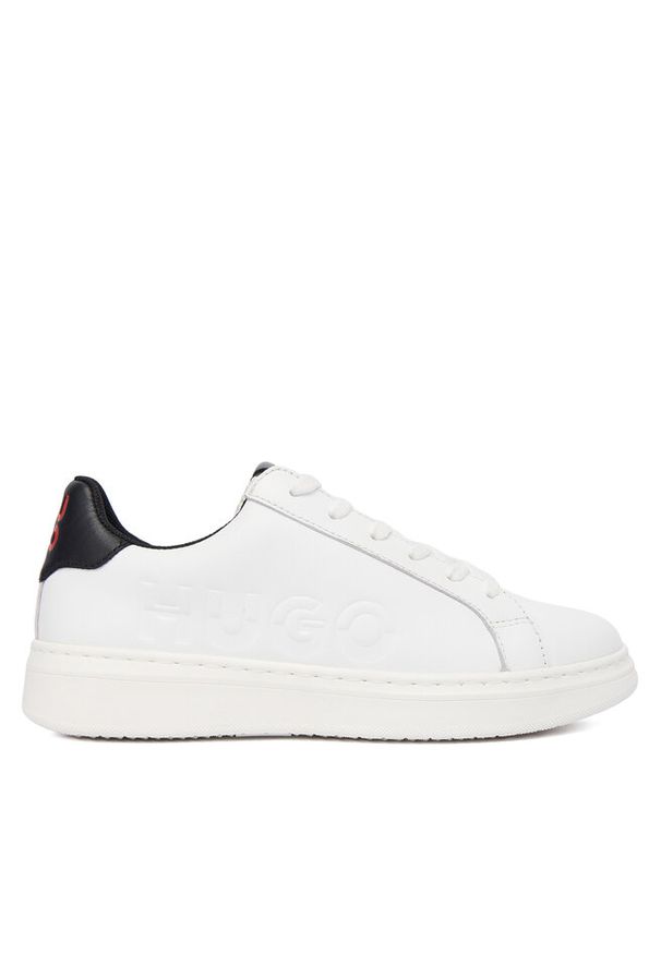 Hugo - Sneakersy HUGO. Kolor: biały