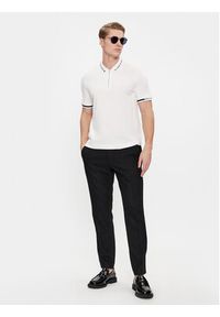 Armani Exchange Polo 3DZFLH ZJM5Z 1116 Biały Regular Fit. Typ kołnierza: polo. Kolor: biały. Materiał: bawełna #4