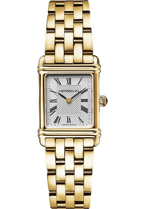 Zegarek Enter Zegarek damski Herbelin 17478BP08 złoty. Kolor: złoty