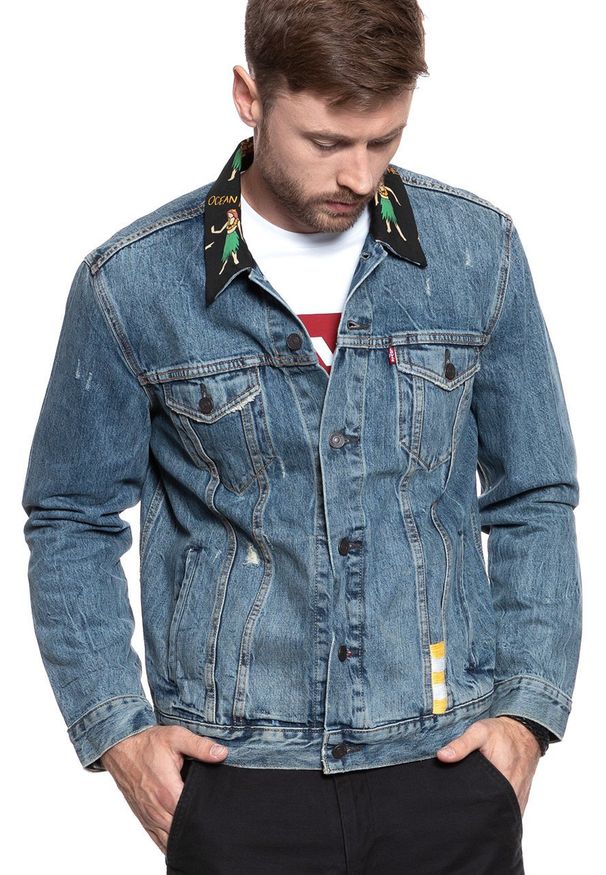 Levi's® - KURTKA JEANSOWA LEVI'S Trucker Jeans Hulahula 723340278. Materiał: jeans